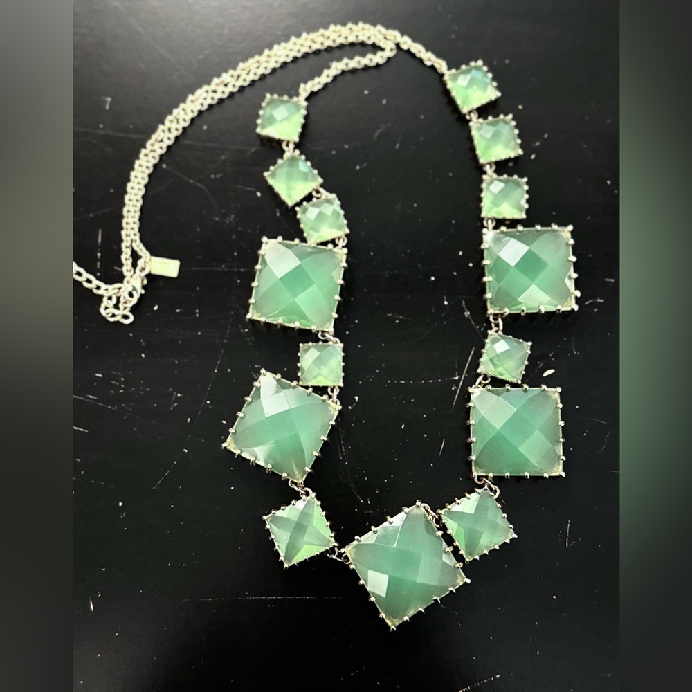 Kate Spade teal jewel necklace